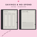 ADHD Budget Planner for Kindle Scribe - Savings Nospend