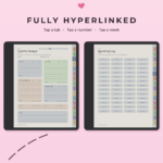 ADHD Budget Planner for Kindle Scribe Colorsoft - Hyperlinked