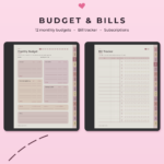 ADHD Budget Planner for Kindle Scribe Colorsoft - Budget Bills