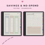 ADHD Budget Planner for Kindle Scribe Colorsoft - Savings Nospend