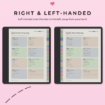 ADHD Cleaning Planner for Kindle Scribe Colorsoft - Right Left Handed