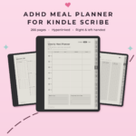 ADHD Meal Planner for Kindle Scribe - Main