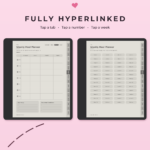 ADHD Meal Planner for Kindle Scribe - Hyperlinked