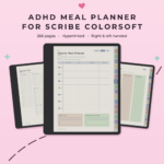 ADHD Meal Planner for Kindle Scribe Colorsoft - Main