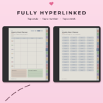 ADHD Meal Planner for Kindle Scribe Colorsoft - Hyperlinked