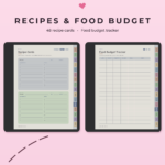 ADHD Budget Planner for Kindle Scribe Colorsoft - Recipes Budget