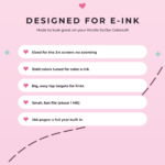 ADHD Meal Planner for Kindle Scribe Colorsoft - Designed For E Ink