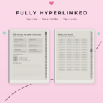 ADHD Meal Planner for reMarkable Paper Pure - Fully Hyperlinked