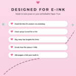 ADHD Meal Planner for reMarkable Paper Pure - Designed for E-Ink