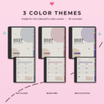 ADHD Planner 2027 for Kindle Scribe Colorsoft - Color Themes