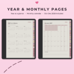 ADHD Planner 2027 for Kindle Scribe Colorsoft - Year Month