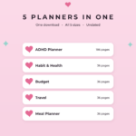ADHD Ring Planner Mega Bundle