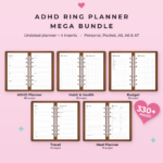 ADHD Ring Planner Mega Bundle