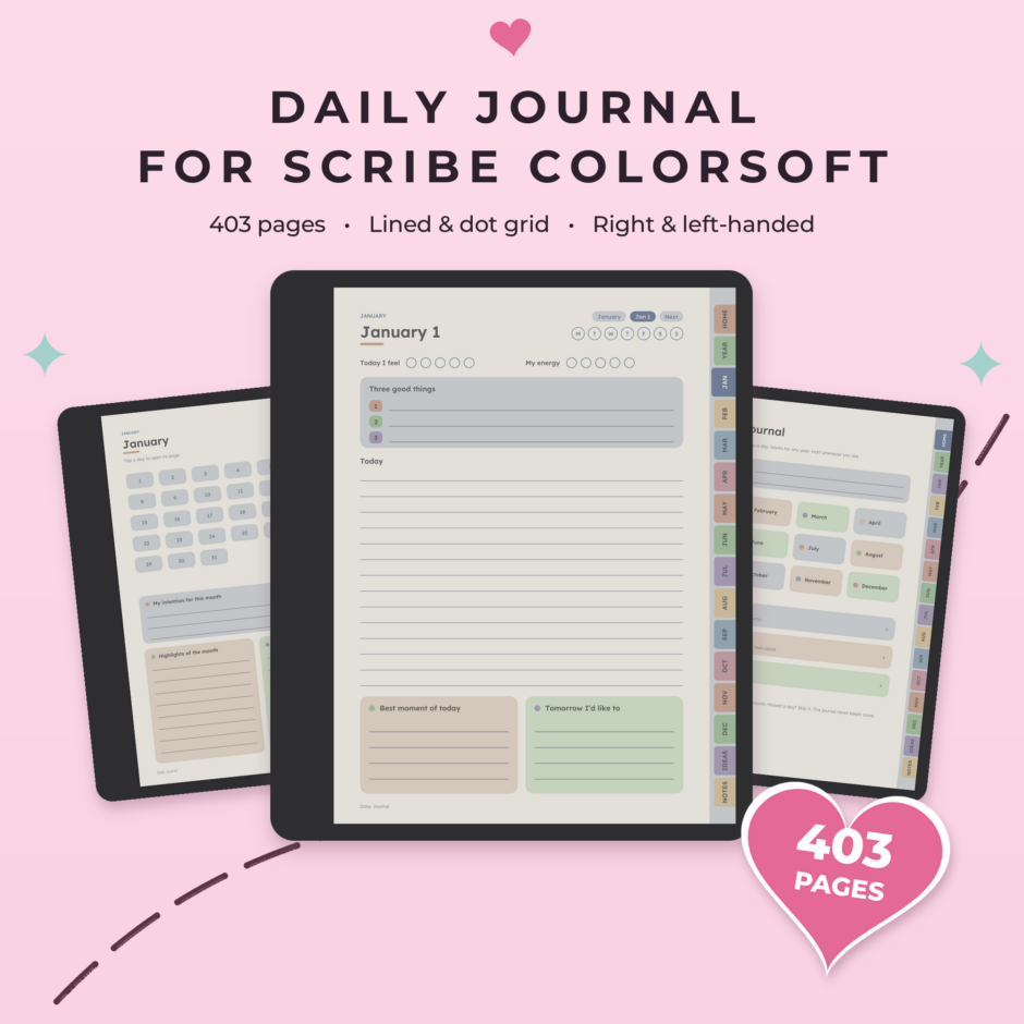 Daily Journal for Kindle Scribe Colorsoft - Main