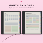 Daily Journal for Kindle Scribe Colorsoft - Monthly Reflections