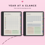 Daily Journal for Kindle Scribe Colorsoft - Year at a Glance