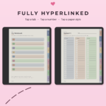 Digital Notebook for Kindle Scribe Colorsoft - Hyperlinked