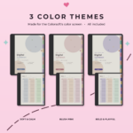 Digital Notebook for Kindle Scribe Colorsoft - Color Themes