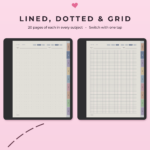 Digital Notebook for Kindle Scribe Colorsoft - Paper Styles