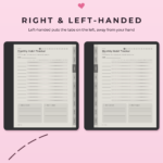 Habit Tracker for Kindle Scribe - Right Left Handed