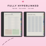 Habit Tracker for Kindle Scribe Colorsoft - Hyperlinked