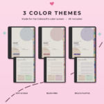 Habit Tracker for Kindle Scribe Colorsoft - Color Themes