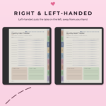 Habit Tracker for Kindle Scribe Colorsoft - Right Left Handed