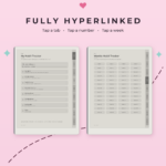 Habit Tracker for reMarkable Paper Pure - Fully Hyperlinked