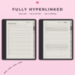 Meeting Notes for Kindle Scribe - Hyperlinked
