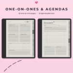 Meeting Notes for Kindle Scribe - One On Ones Agendas