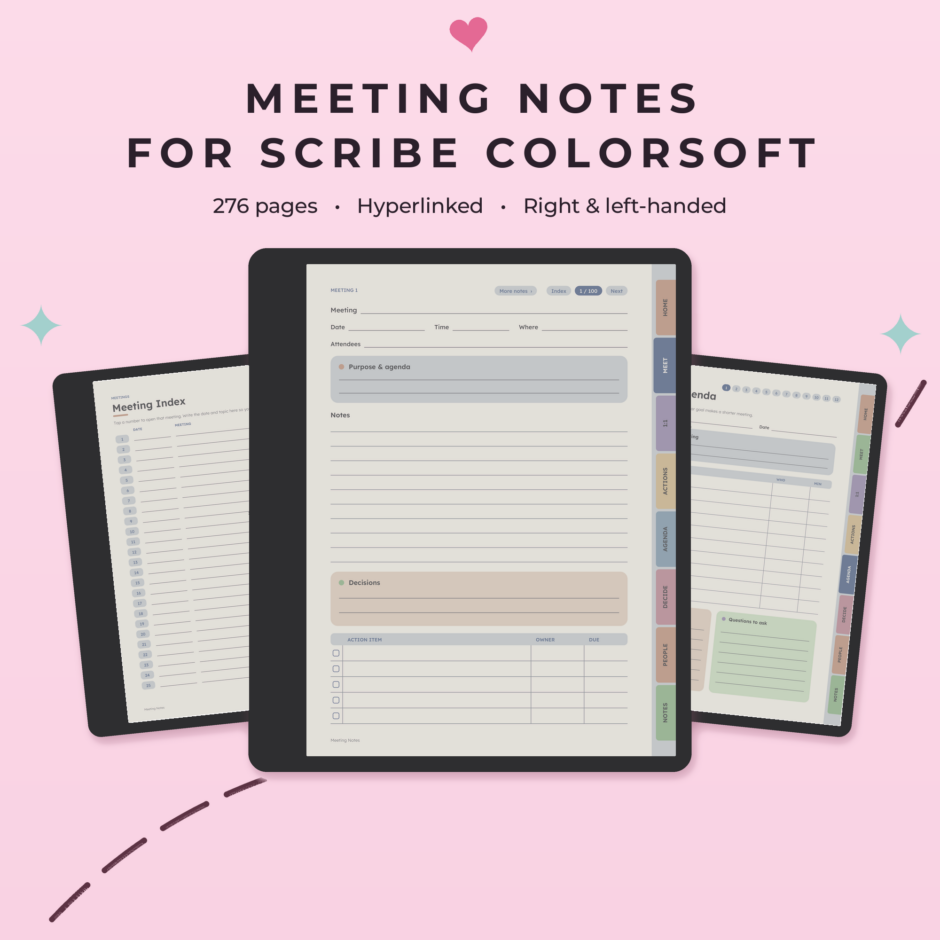 Meeting Notes for Kindle Scribe Colorsoft - Main