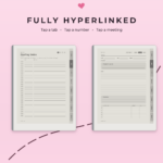Meeting Notes for reMarkable 2 - Fully Hyperlinked