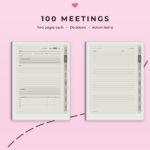 Meeting Notes for reMarkable 2 - 100 Meetings