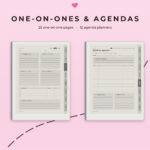Meeting Notes for reMarkable 2 - One-on-Ones and Agendas