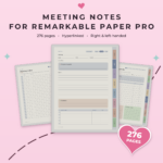 Meeting Notes for reMarkable Paper Pro - Main