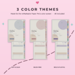 Meeting Notes for reMarkable Paper Pro - 3 Color Themes