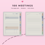Meeting Notes for reMarkable Paper Pro - 100 Meetings