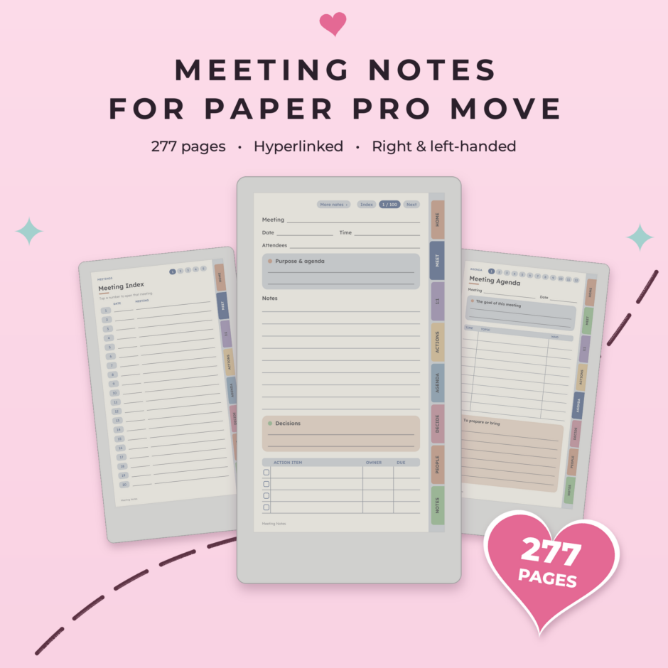 Meeting Notes for reMarkable Paper Pro Move - Main