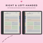 Project Planner for Kindle Scribe Colorsoft - Right- and Left-Handed