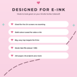 Project Planner for Kindle Scribe Colorsoft - Designed for E-Ink
